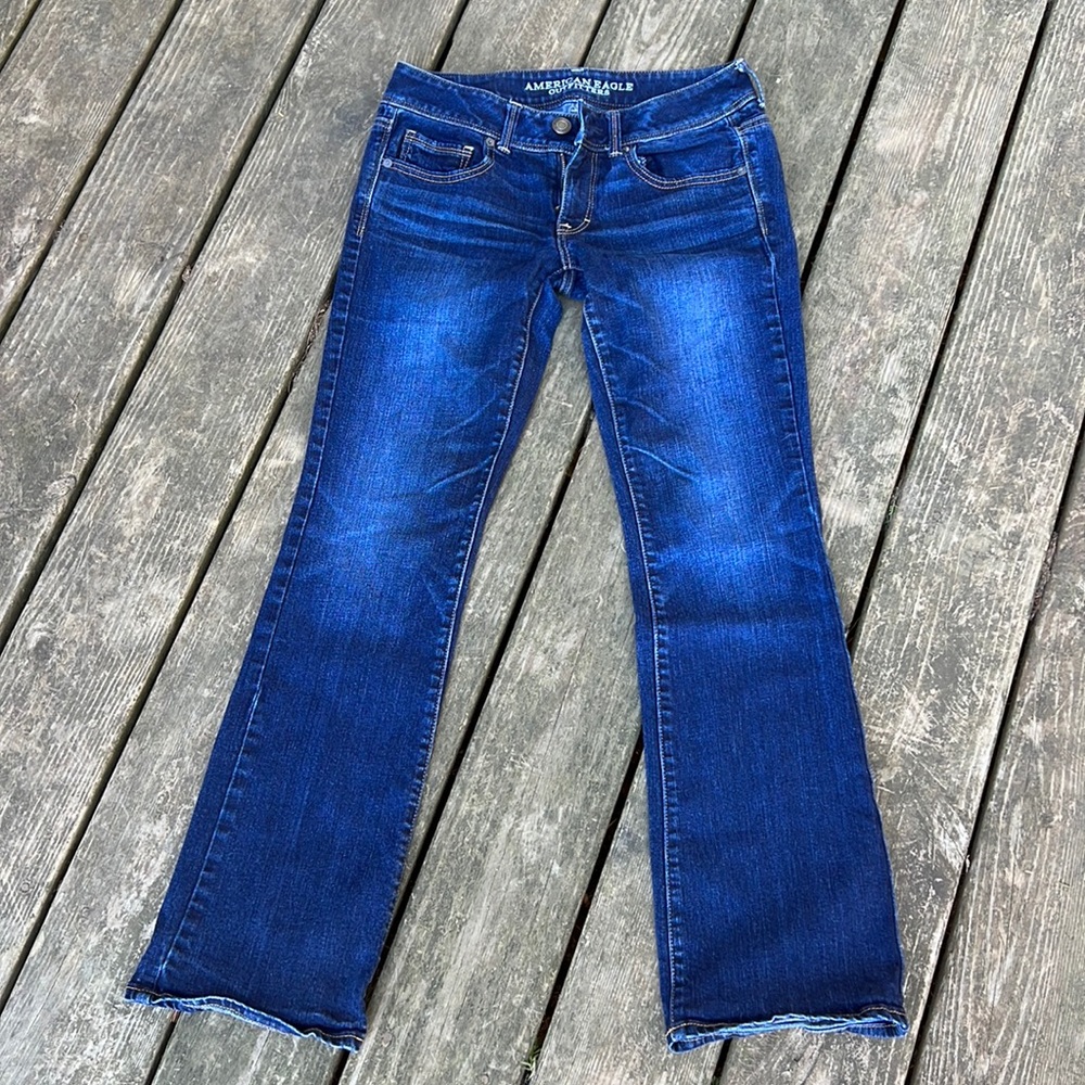 American Eagle kick boot stretch jeans low rise size 6